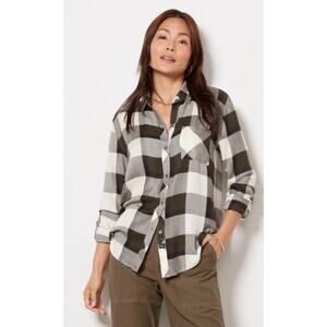 Rails Hunter Plaid shirt in Rosemary Onyx S